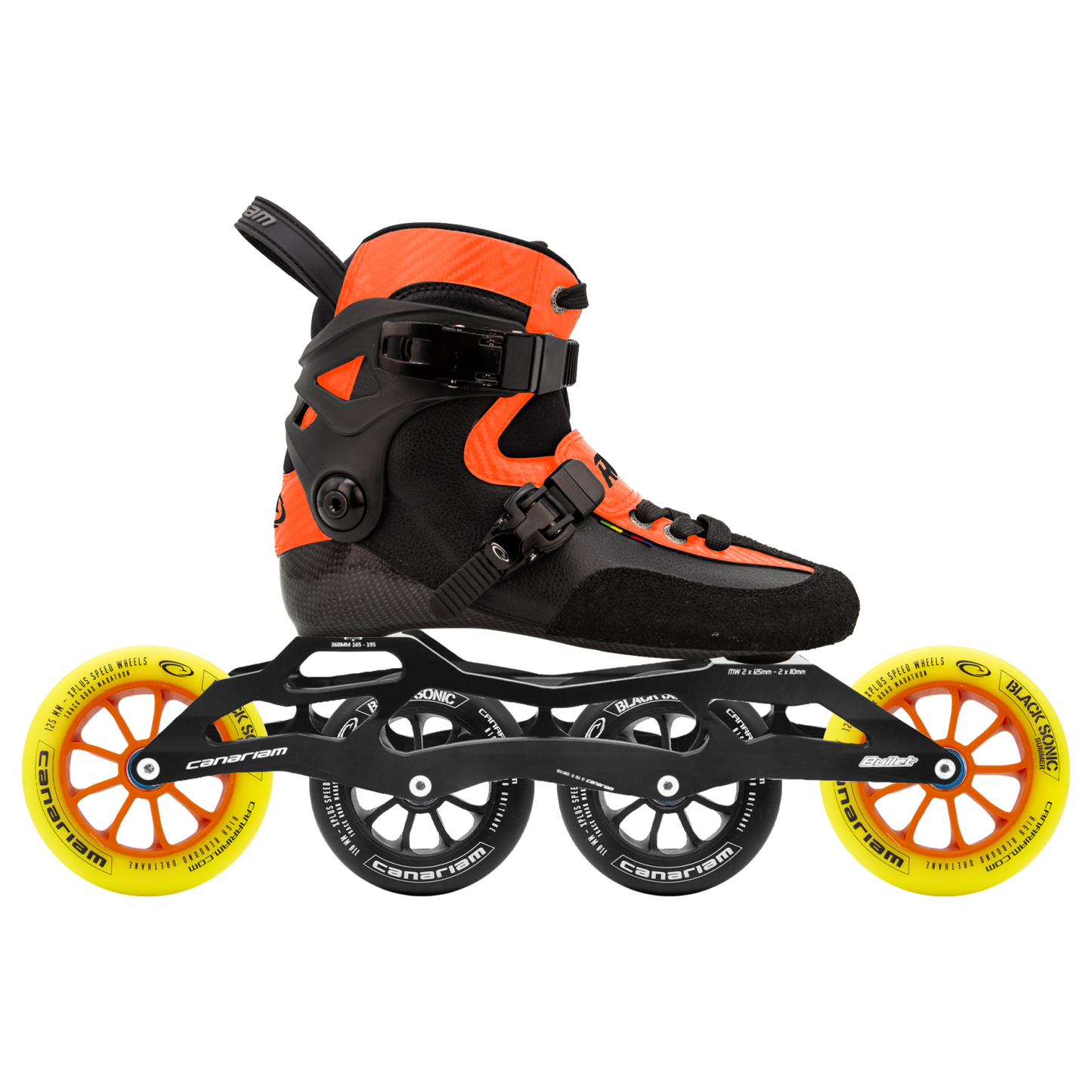 Rocket Downhill Bullet 360 Black Sonic Summer 2x125mm + Black Sonic Negra 2x110mm