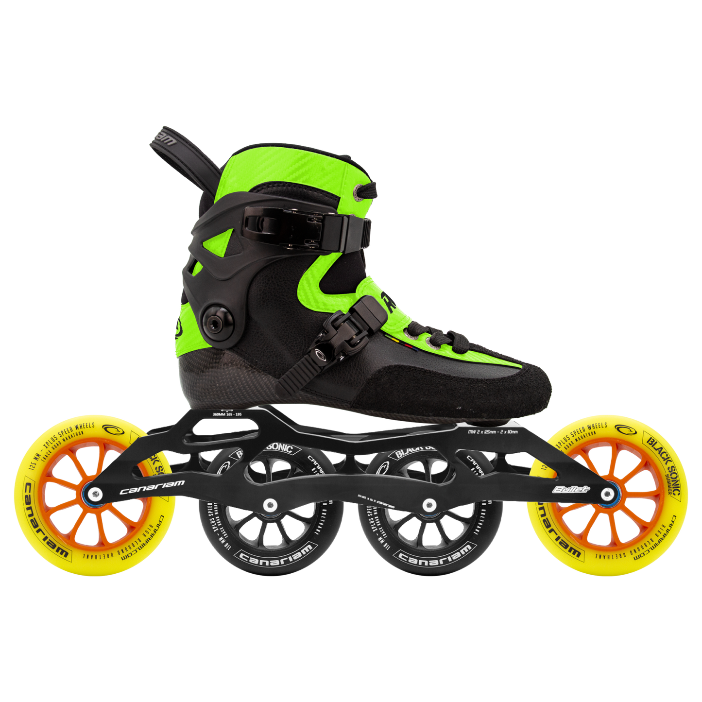 Rocket Downhill Bullet 360 Black Sonic Summer 2x125mm + Black Sonic Negra 2x110mm