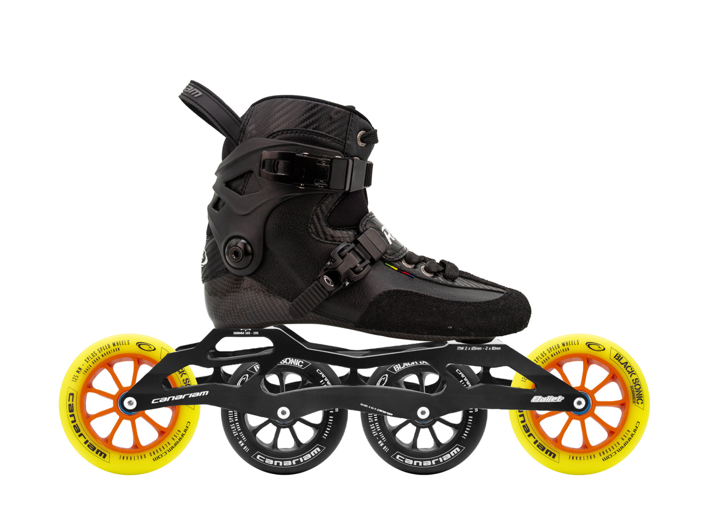 Rocket Downhill Bullet 360 Black Sonic Summer 2x125mm + Black Sonic Negra 2x110mm