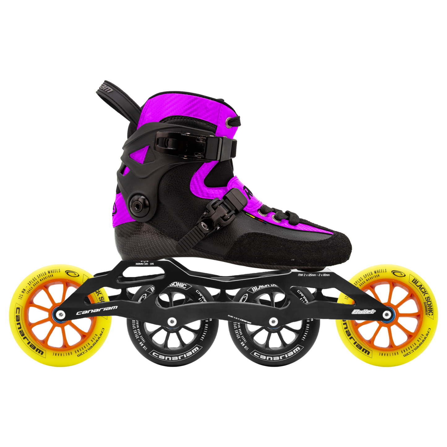 Rocket Downhill Bullet 360 Black Sonic Summer 2x125mm + Black Sonic Negra 2x110mm