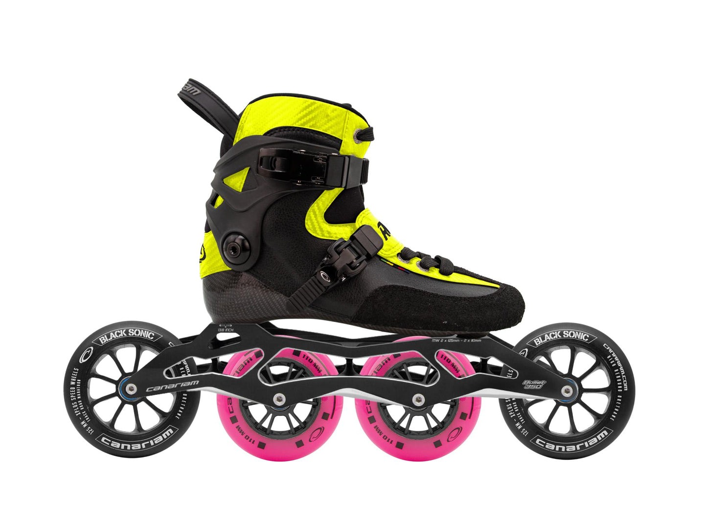 Rocket Downhill Bullet 3xOne350 Black Sonic 2x125mm + Canariam 2x110mm