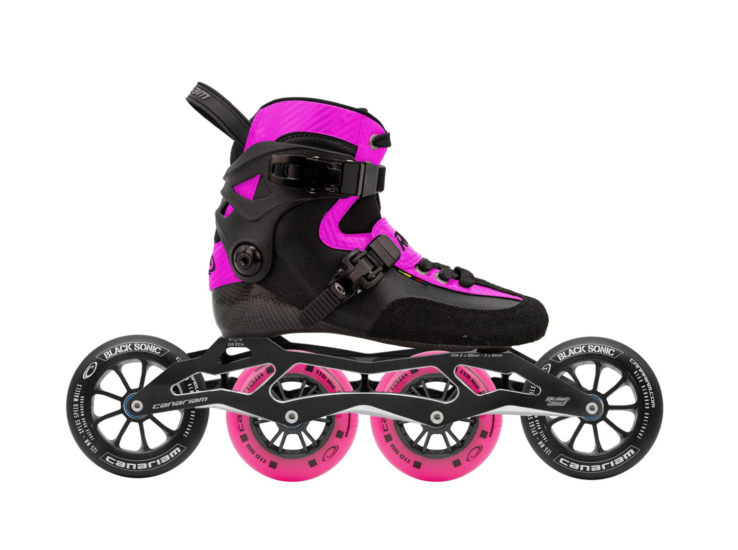Rocket Downhill Bullet 3xOne350 Black Sonic 2x125mm + Canariam 2x110mm