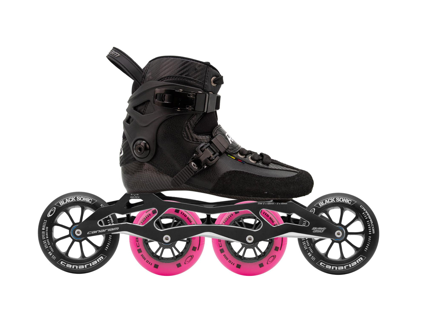 Rocket Downhill Bullet 3xOne350 Black Sonic 2x125mm + Canariam 2x110mm