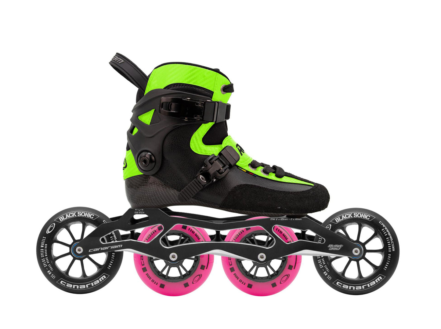 Rocket Downhill Bullet 3xOne350 Black Sonic 2x125mm + Canariam 2x110mm