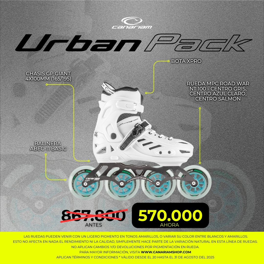 Promo Xpro + GP Giant 12.0 + Road War 4x100mm (OUTLET) + Balineras ABEC-11 PRO