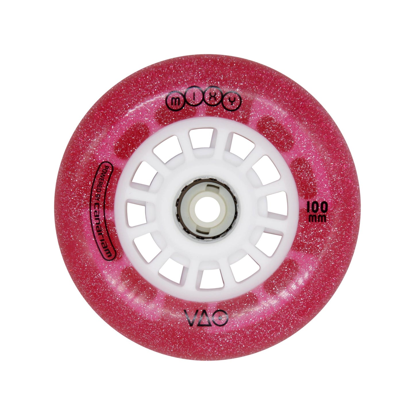 Rueda VAO MIXY Fucsia Glitter 100mm