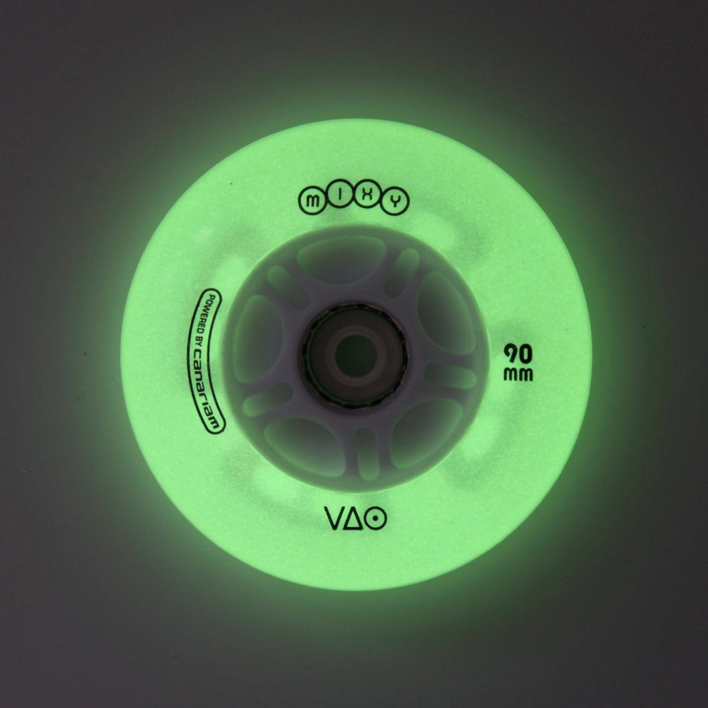 Rueda VAO MIXY Blanca Glow (Luz verde)