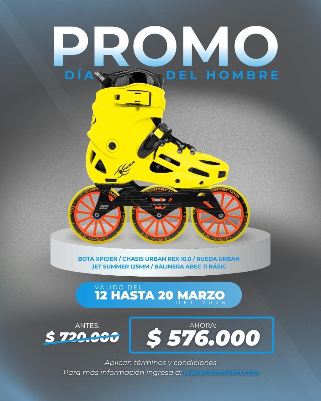 Promo: Xpider Rex 10.0 Urban Jet Summer 3x125mm + Balineras Abec-11 Basic