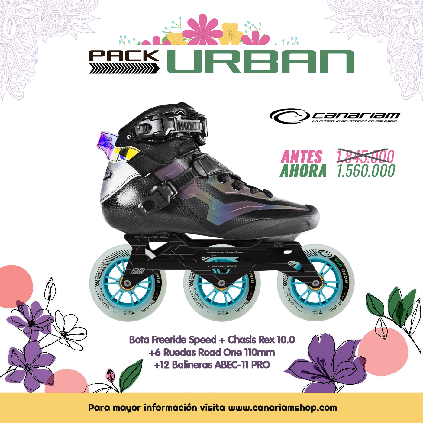 Freeride Speed Rex 10.0 Road one 3x110mm