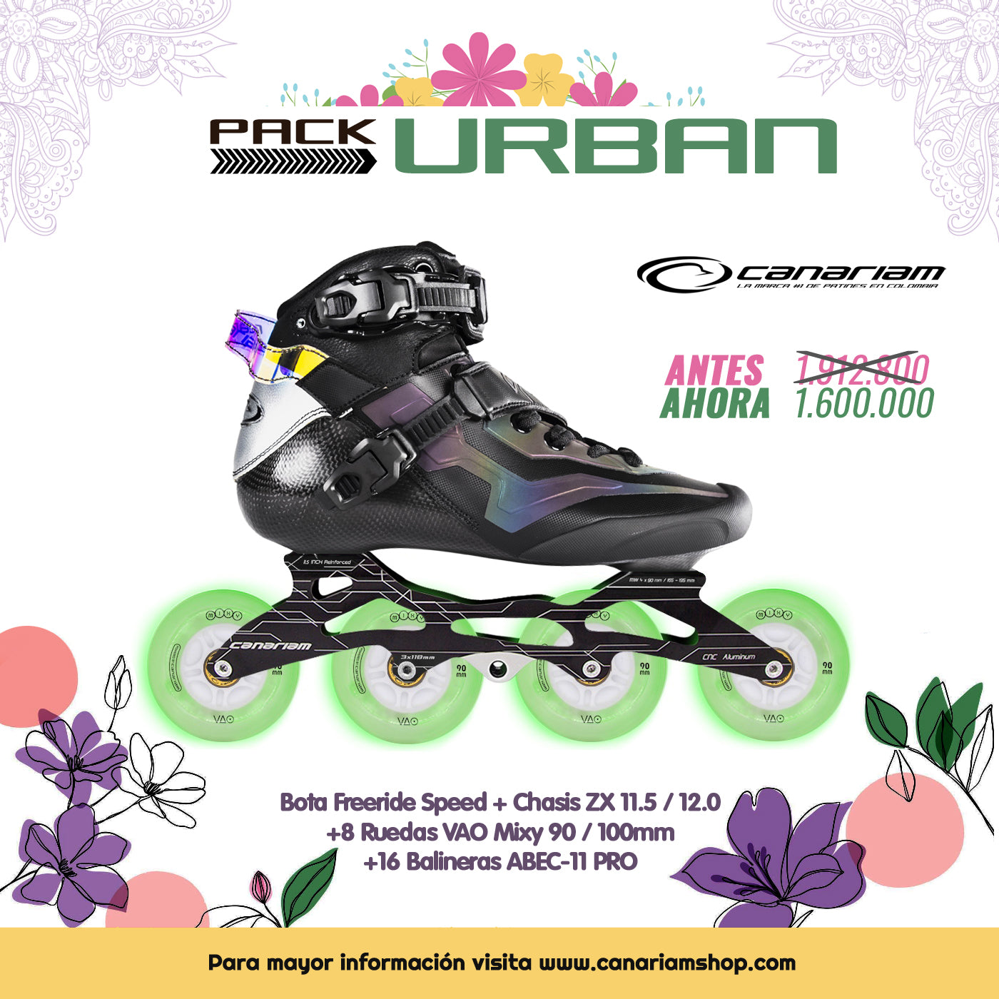 Freeride Speed ZX 11.5 VAO Mixy 4x90mm