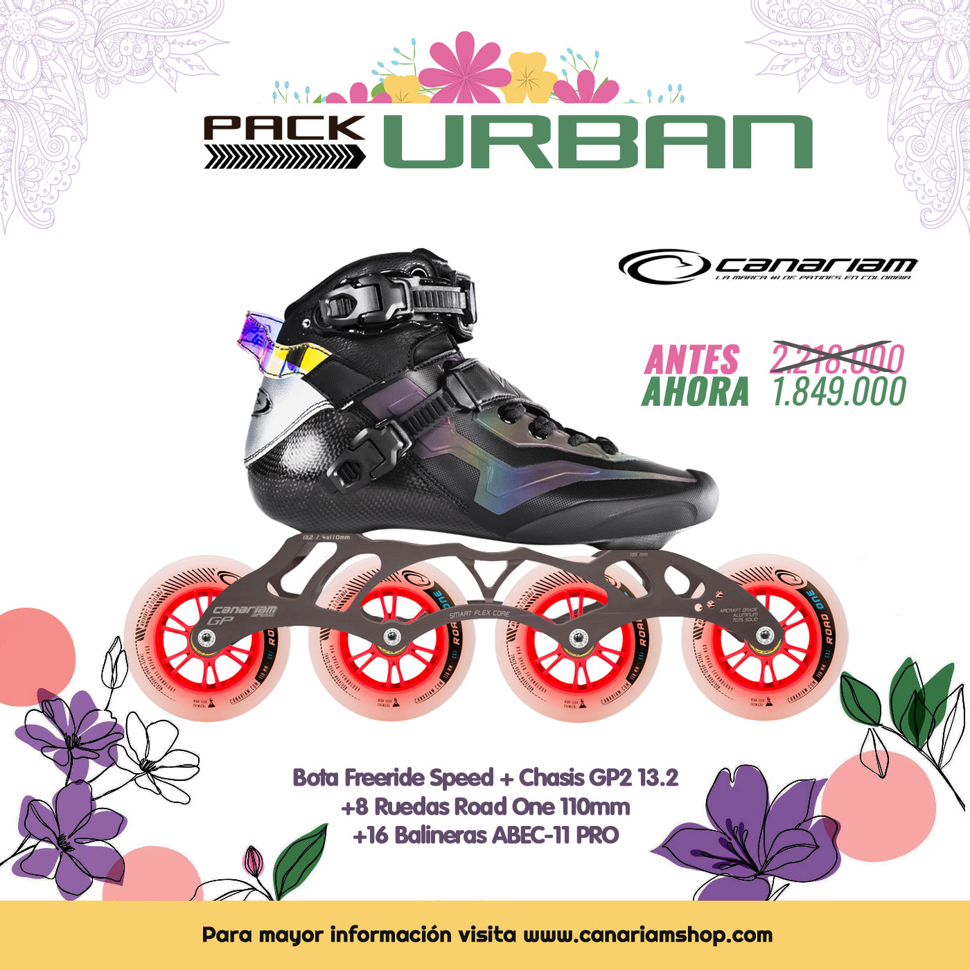Freeride Speed GP2 13.2 Road One 4x110mm