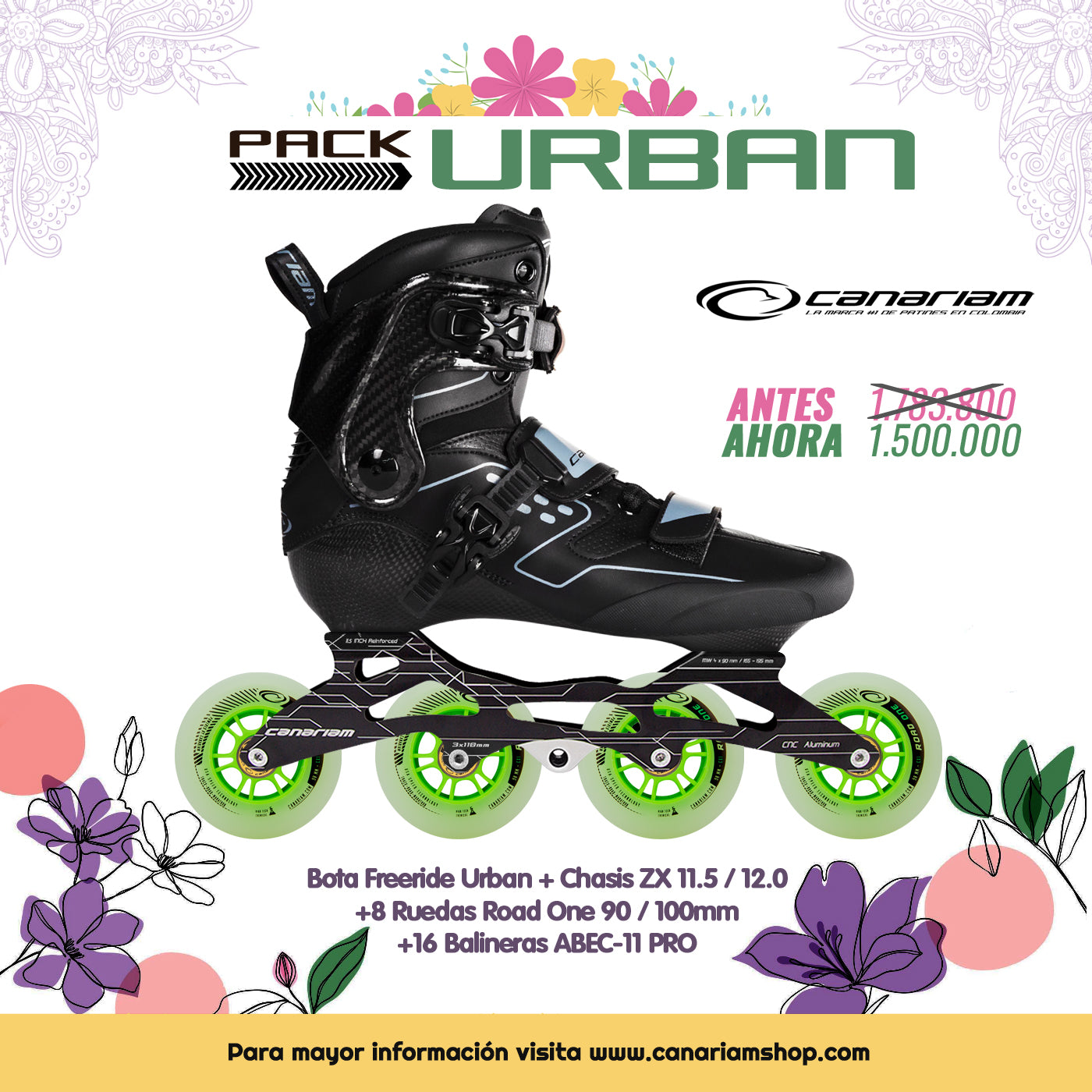 Freeride Urban ZX 11.5 Road One 4x90mm