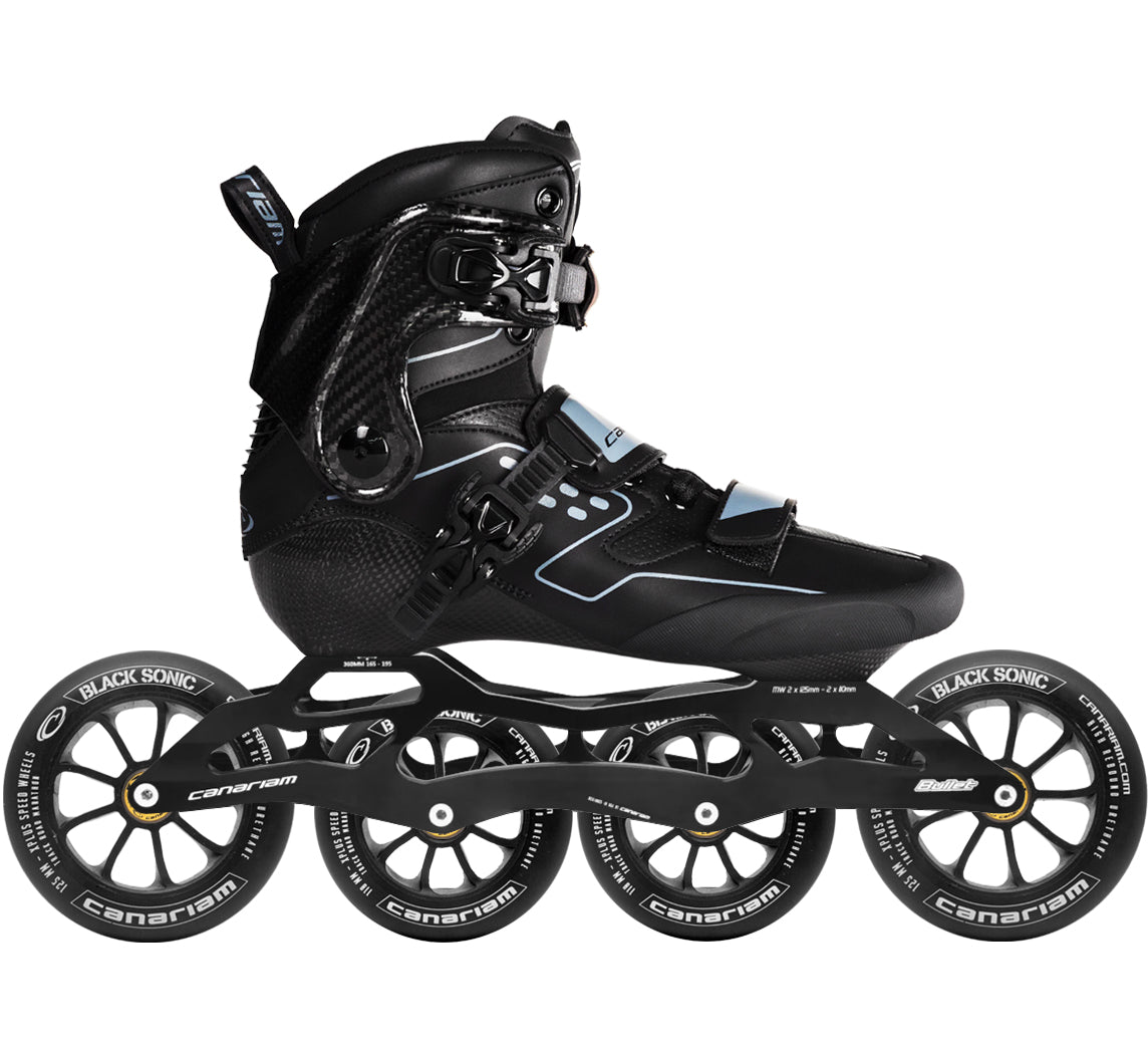 Freeride Urban Downhill Bullet 3XONE-360 14.1 Black Sonic 2x100mm + 2x125mm