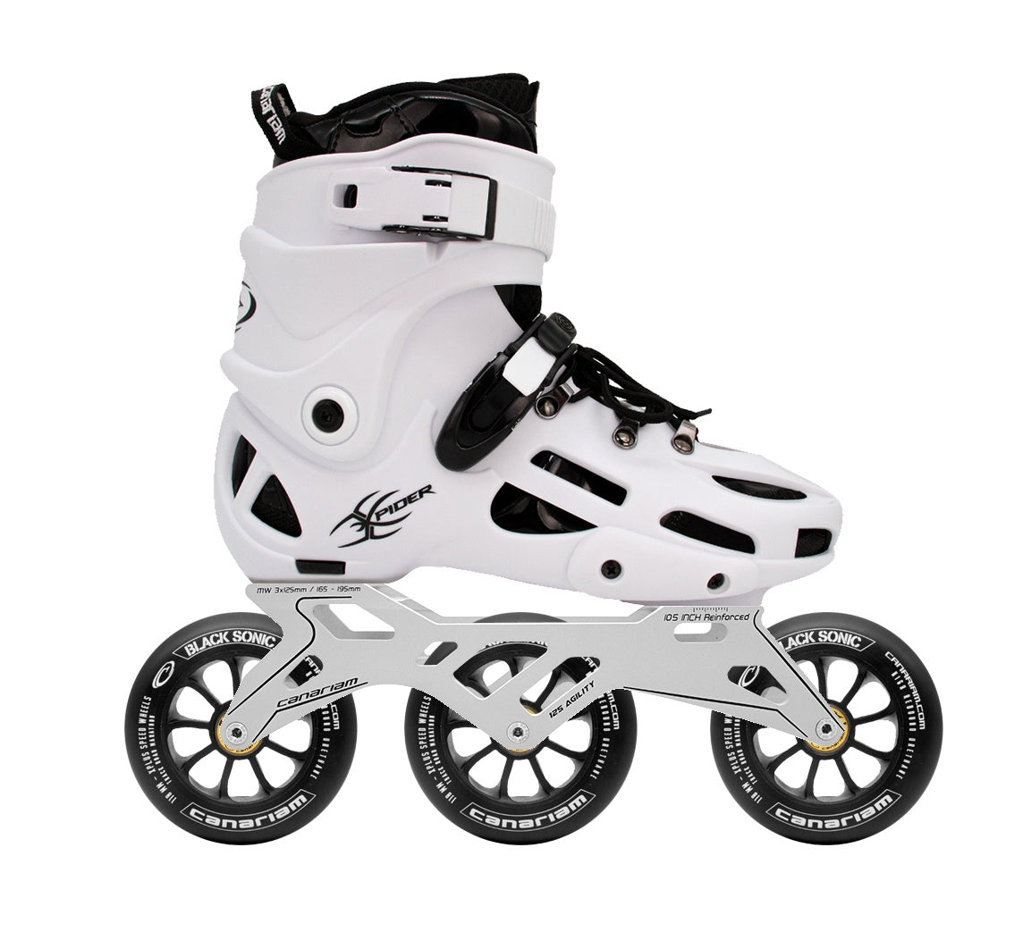 Xpider Raptor Agility Blanco 10.5 Black Sonic negra 3x110mm