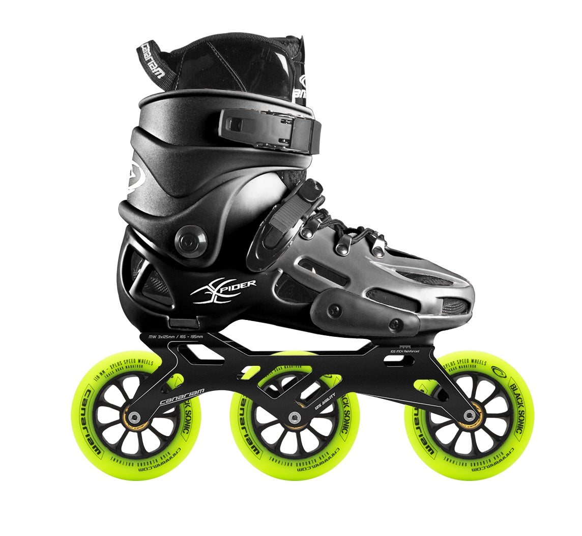 Xpider Raptor Agility Negro 10.5 Black Sonic Verde 3x110mm