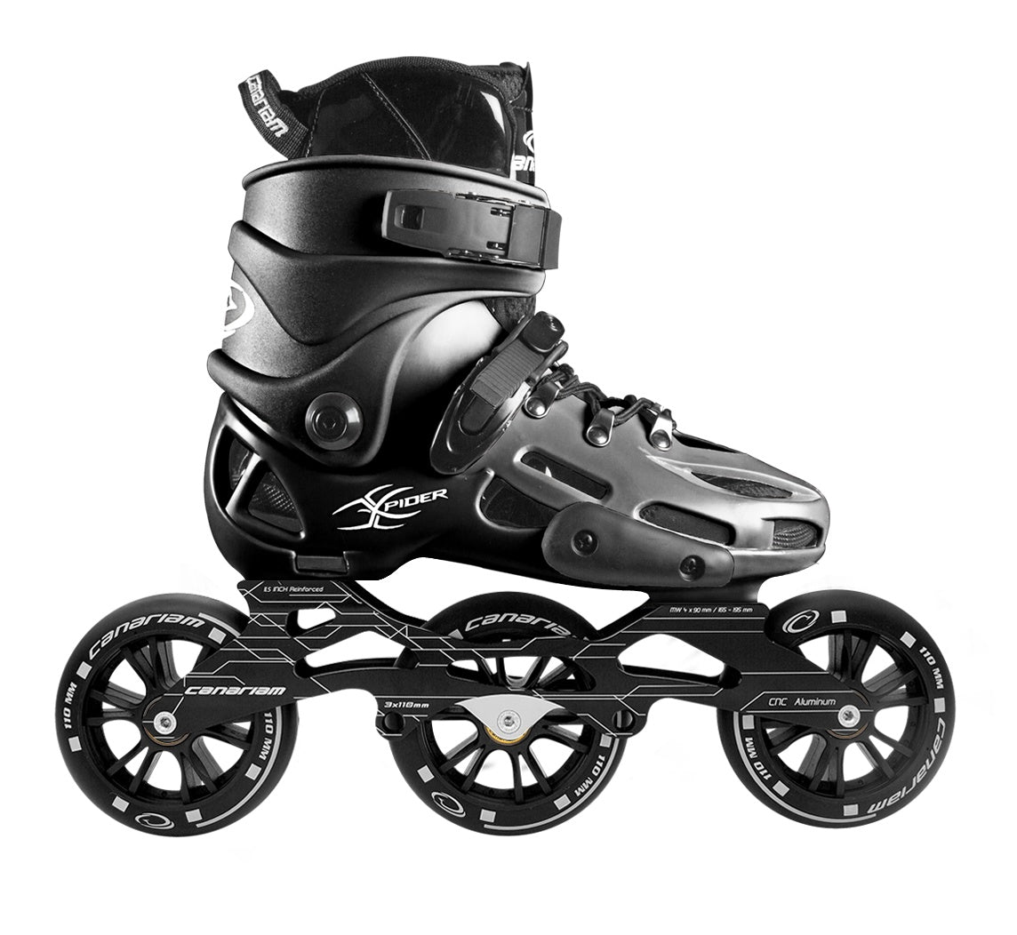 Xpider Zx Dual 11.5 Canariam Xlide negra 3x110mm