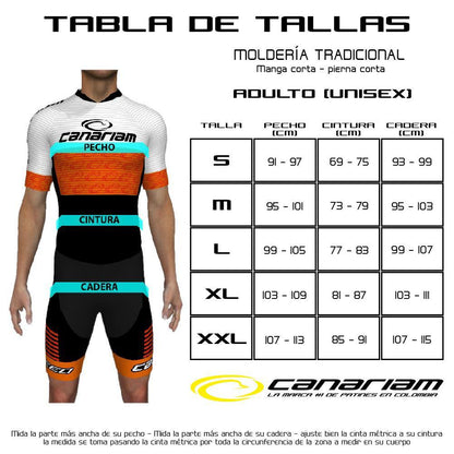 Licra Action Tradicional manga larga pierna larga