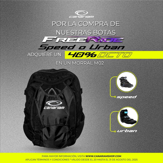 Promo: 40% de descuento en Maletín M02 (Por la compra de bota Freeride)