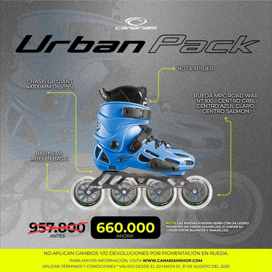 Promo: Xpider + GP Giant + Road War 4x100 (OUTLET) + Balineras ABEC-11 Basic