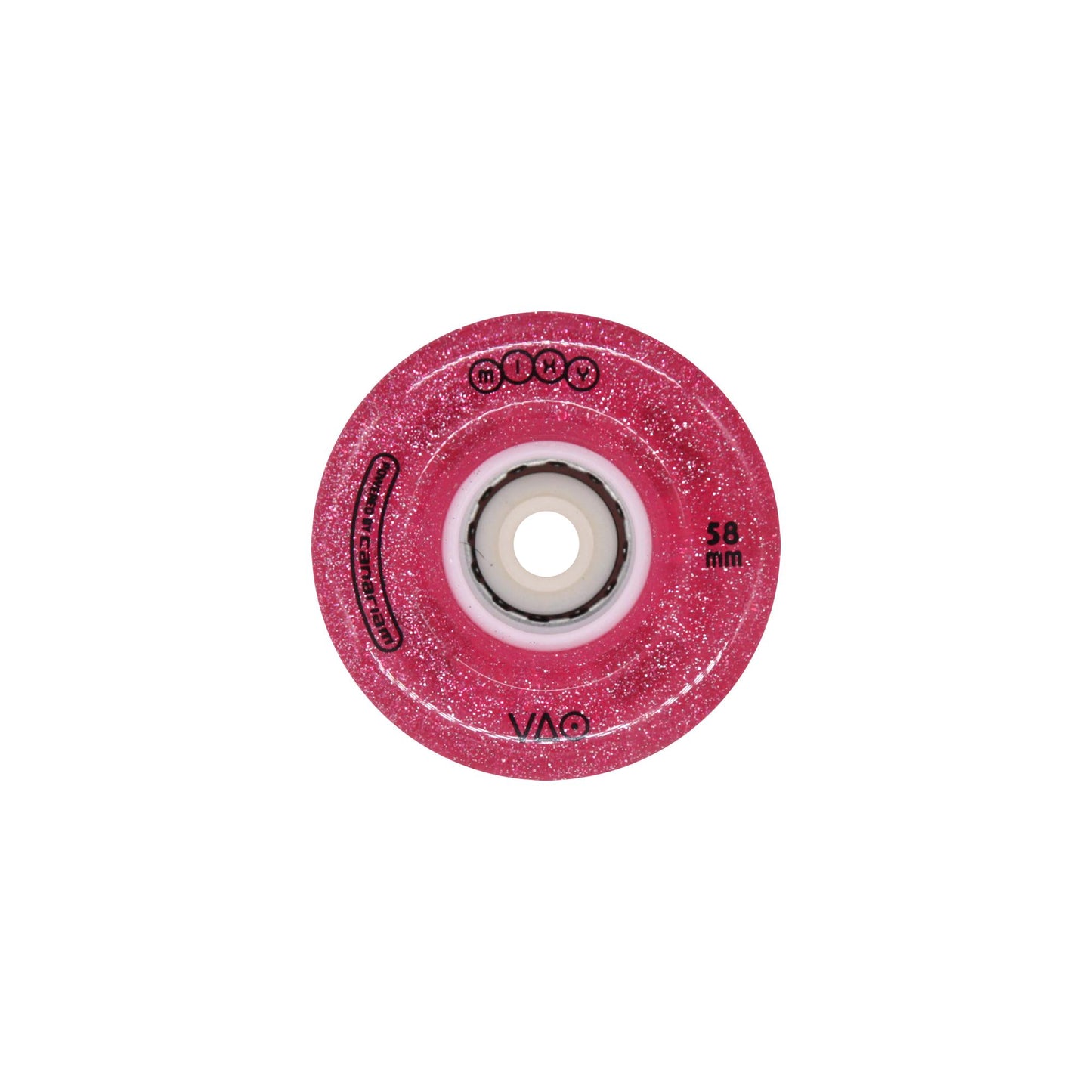 Rueda VAO MIXY Tradicional (58mm) Fucsia Glitter