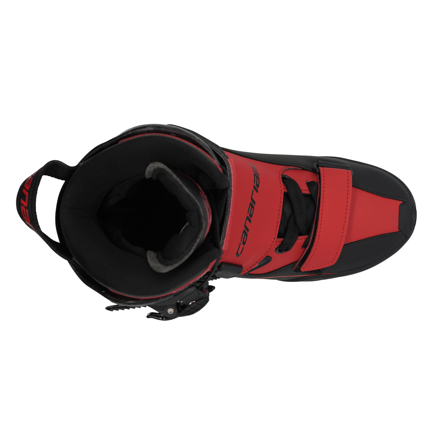 Bota Freeride Urban Negro x Rojo Mate