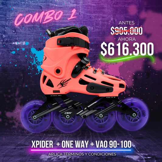 Combo 1: Xpider One Way VAO Mixy 4x90/100mm