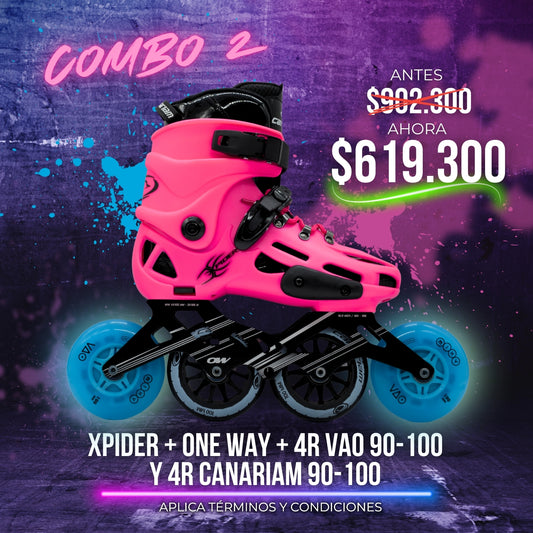 Combo 2: Xpider One Way VAO Mixy + Canariam 4×90/100mm