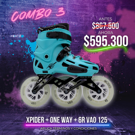 Combo 3: Xpider One Way VAO Mixy 3x125mm