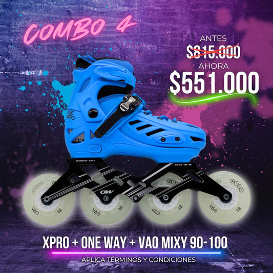 Combo 4: Xpro One Way Vao Mixy 4×90/100mm