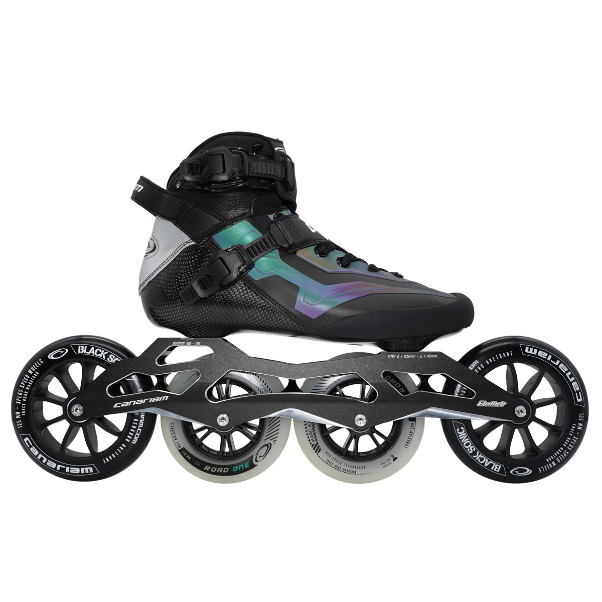 Freeride Speed Downhill Bullet 3XONE-360 14.1 Black Sonic 2x125mm + Road One 2x110mm