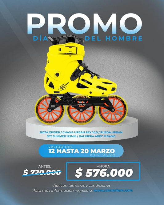 Promo: Xpider Rex 10.0 Urban Jet Summer 3x125mm + Balineras Abec-11 Basic