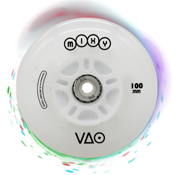 Rueda VAO MIXY Blanca Luz Multicolor