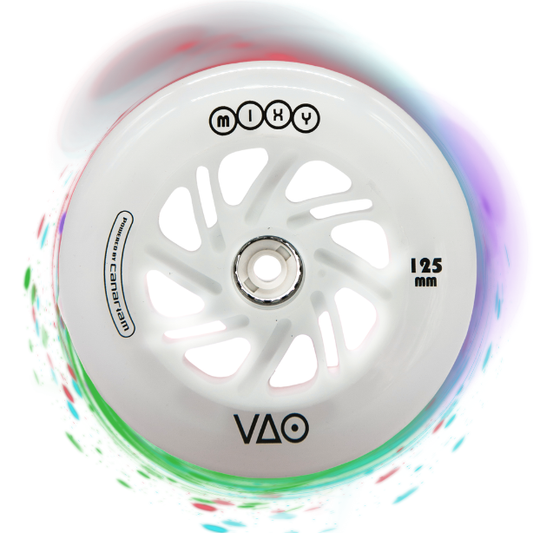 Rueda VAO MIXY Blanca Luz Multicolor