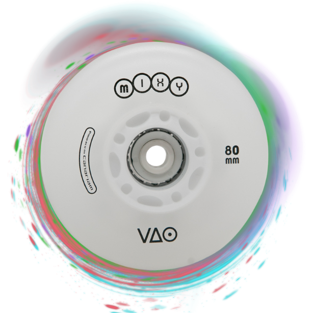Rueda VAO MIXY Blanca Luz Multicolor