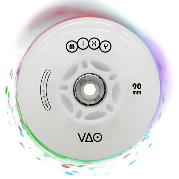 Rueda VAO MIXY Blanca Luz Multicolor