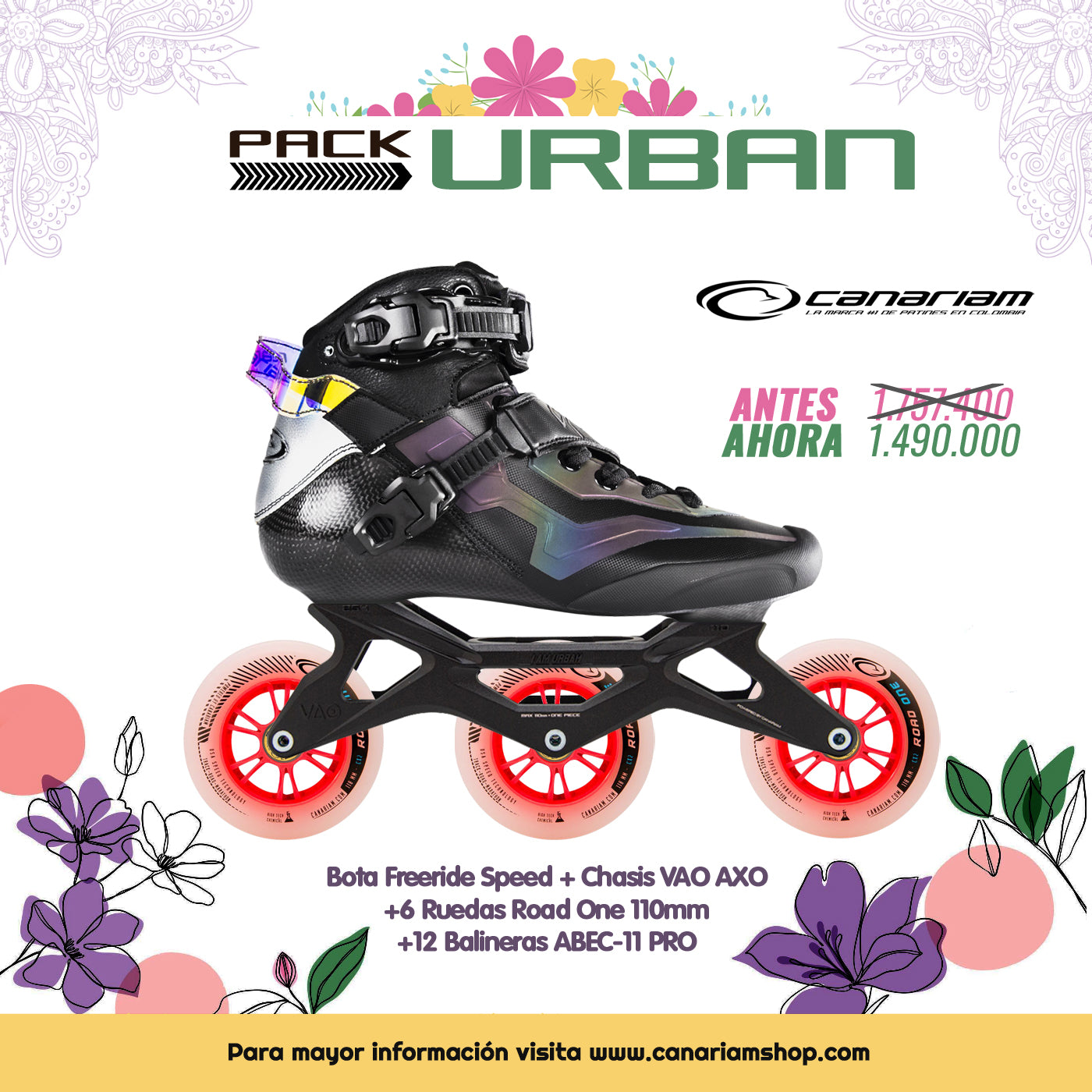 Freeride Speed VAO AXO Road One 3x110mm