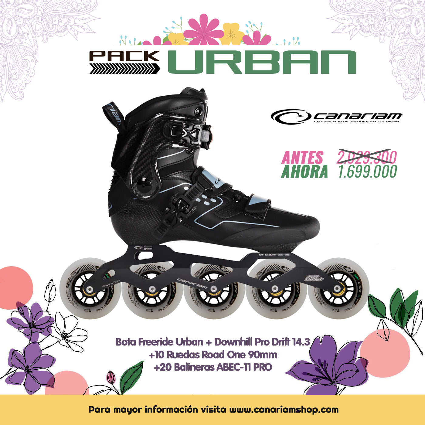 Freeride Urban Downhill Pro Drift 14.3 Road One 5x90mm