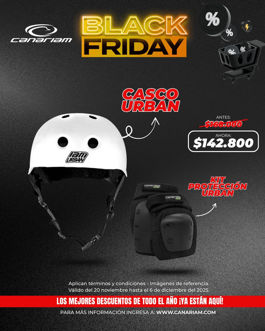 Black Friday: Casco Urban + Kit de Protección Urban