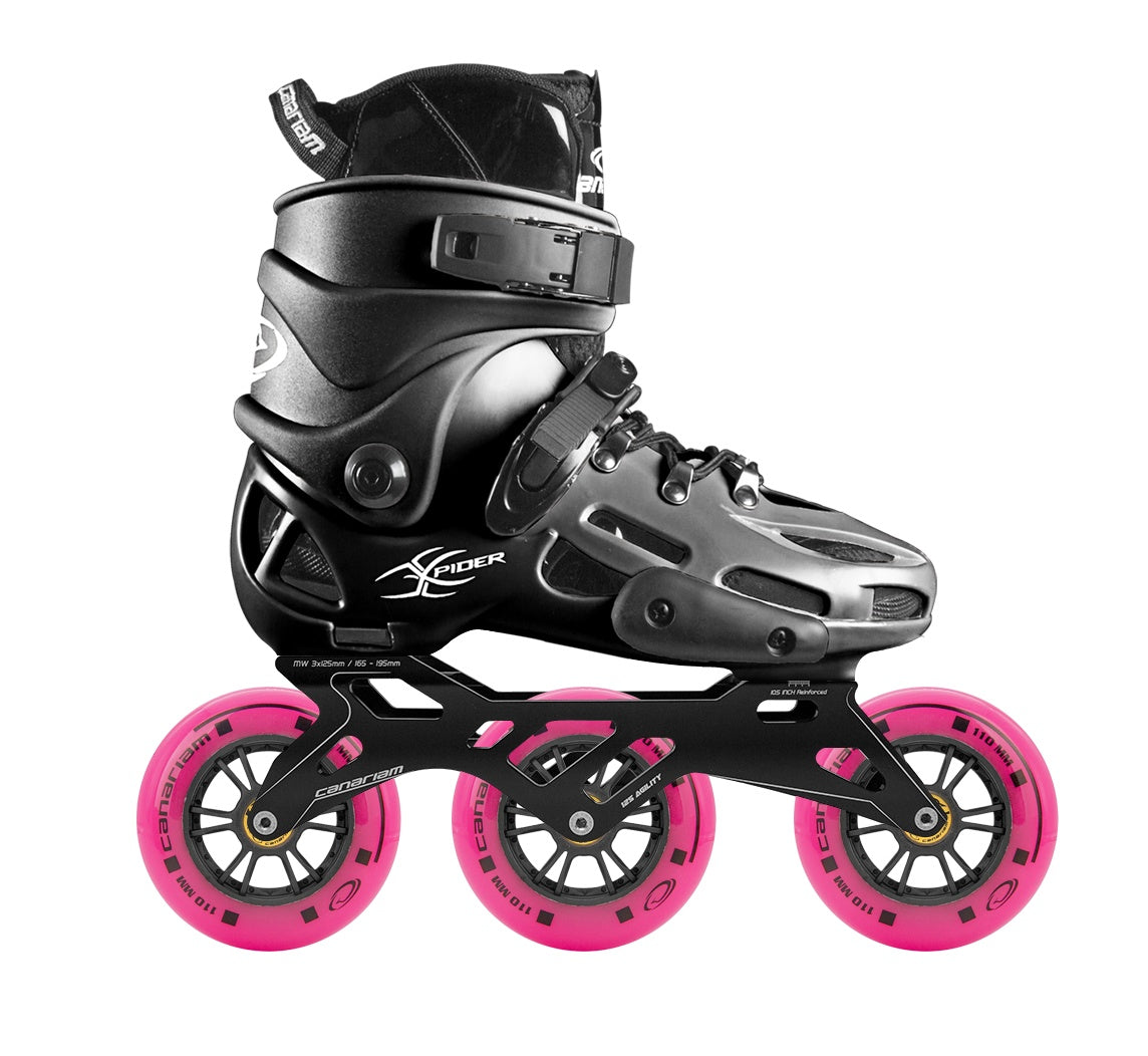 Xpider Raptor Agility Negro 10.5 Canariam Xlide fucsia 3x110mm