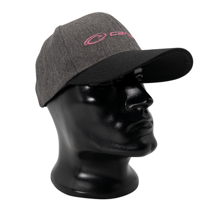 Gorra Canariam Gris bordado fucsia