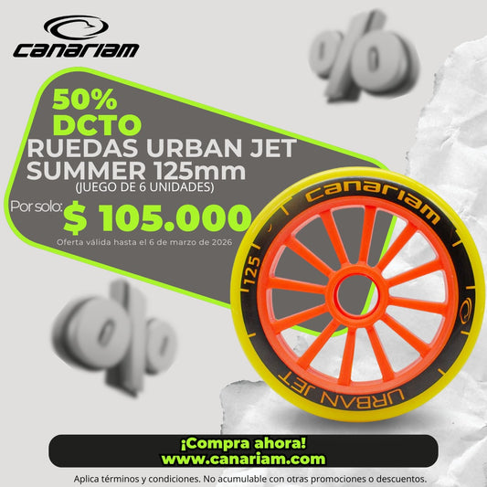 Ruedas Urban Jet Summer (X6 Unidades)