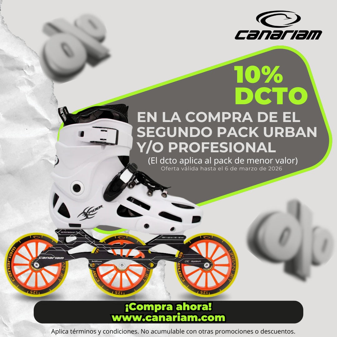 Promo: 10% de descuento en la compra del segundo Pack Urban