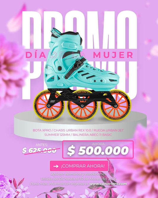 Promo: Xpro Rex Urban Jet Summer 3x125mm + Balineras Abec-11 Basic