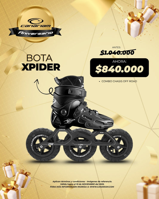 Promo Aniversario: Patin Xpider Off Road